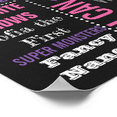 Butterflies Birthday Party Chalkboard-bord Poster (Hoek)