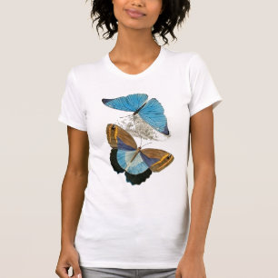 Butterflies - blauw t-shirt
