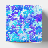 Butterflies, blauw, turquoise, lavender bedankdoosjes (Bovenkant)