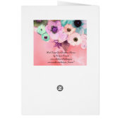 BUTTERFLIES, BLAUWGROEN ROZEN PINK EN ANEMONSENSTR (Achterkant)