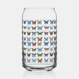 Butterflies Blikvorm Glas