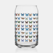 Butterflies Blikvorm Glas (Achterkant)