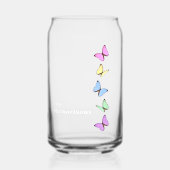 Butterflies Blikvorm Glas (Voorkant)