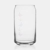 Butterflies Blikvorm Glas (Achterkant)
