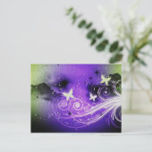 Butterflies Blossom Destiny Zazzle Briefkaart (Staand voorkant)