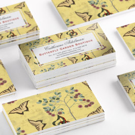 Butterflies Botanische  Chinoiserie Visitekaartje