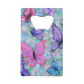 Butterflies Bottle Open Creditkaart Flessenopener (Voorkant)