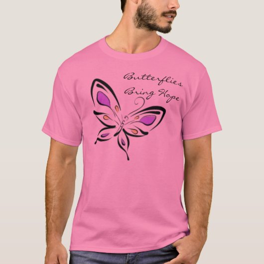 Butterflies brengt hoop t-shirt (Voorkant)