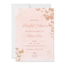 Butterflies Bridal Shower Invitation