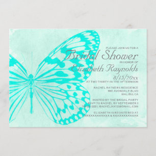 Butterflies Bridal Shower Invitations Kaart