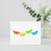 Butterflies Briefkaart (Staand voorkant)