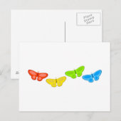 Butterflies Briefkaart (Voorkant / Achterkant)