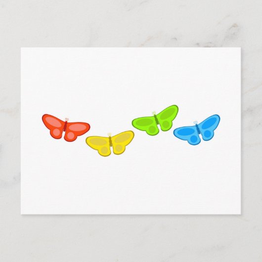 Butterflies Briefkaart (Voorkant)