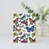 Butterflies Briefkaart (Staand voorkant)