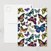 Butterflies Briefkaart (Voorkant / Achterkant)