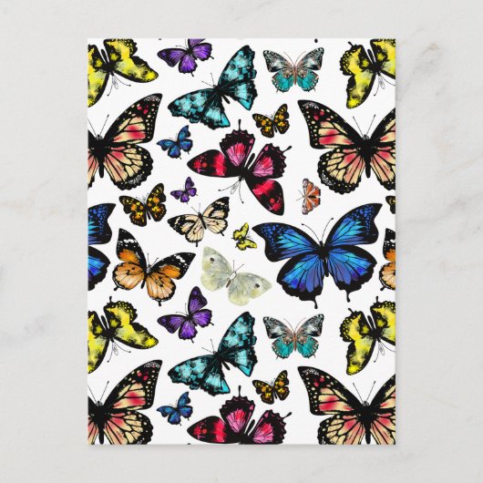 Butterflies Briefkaart (Voorkant)