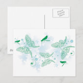 Butterflies Briefkaart (Voorkant / Achterkant)