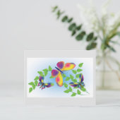 Butterflies Briefkaart (Staand voorkant)