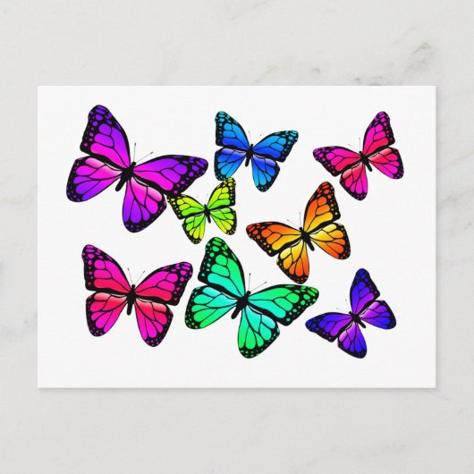Butterflies Briefkaart (Voorkant)