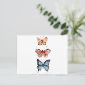 Butterflies Briefkaart (Staand voorkant)