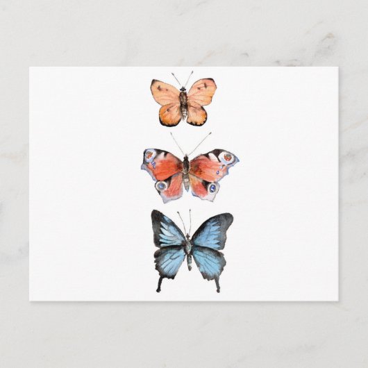 Butterflies Briefkaart (Voorkant)