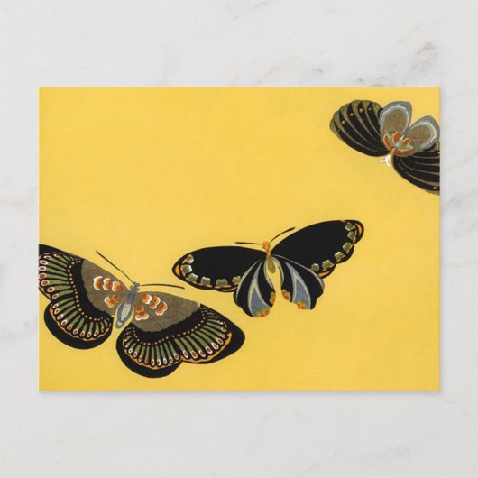  Butterflies Briefkaart (Voorkant)