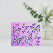 Butterflies Briefkaart (Staand voorkant)