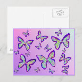 Butterflies Briefkaart (Voorkant / Achterkant)