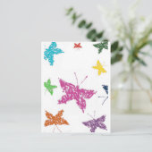 Butterflies Briefkaart (Staand voorkant)