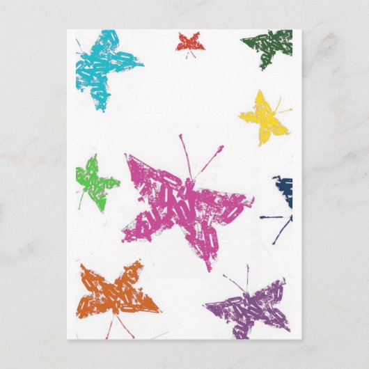Butterflies Briefkaart (Voorkant)