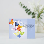 Butterflies Briefkaart (Staand voorkant)
