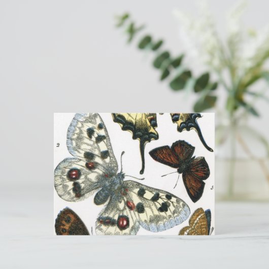 Butterflies Briefkaart (Staand voorkant)