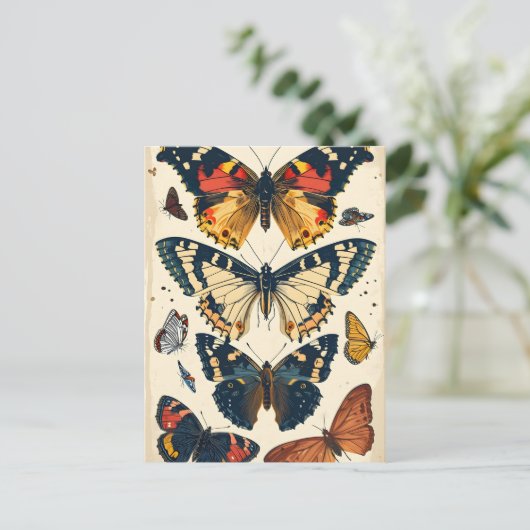 Butterflies Briefkaart (Staand voorkant)
