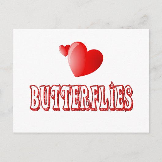 Butterflies Briefkaart (Voorkant)