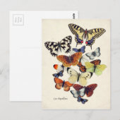  Butterflies Briefkaart (Voorkant / Achterkant)