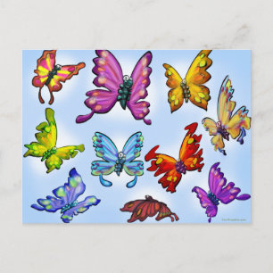Butterflies Briefkaart