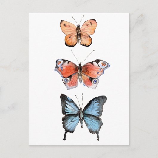 Butterflies Briefkaart (Voorkant)