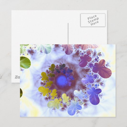 Butterflies Briefkaart (Voorkant / Achterkant)