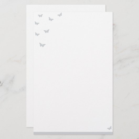 Butterflies Briefpapier (Voorkant / Achterkant)