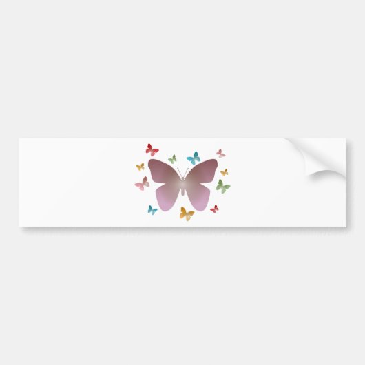 Butterflies Bumpersticker (Voorkant)