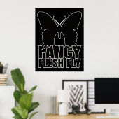 Butterflies Butterfly Bug - Entomology Geek Poster (Thuiskantoor)