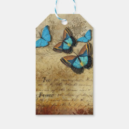 Butterflies Cadeaulabel