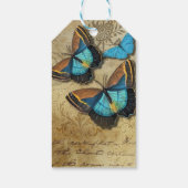 Butterflies Cadeaulabel (Achterkant)