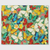 Butterflies Cadeaupapier (Vlak)