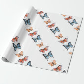 Butterflies Cadeaupapier (Uitgerold)