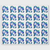 Butterflies Cadeaupapier (Vlak)