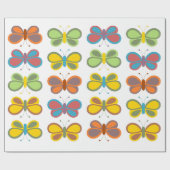 Butterflies Cadeaupapier (Vlak)