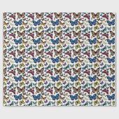 Butterflies Cadeaupapier (Vlak)