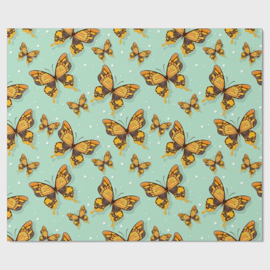 Butterflies Cadeaupapier (Vlak)