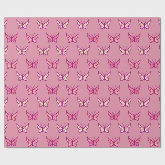 Butterflies Cadeaupapier (Vlak)